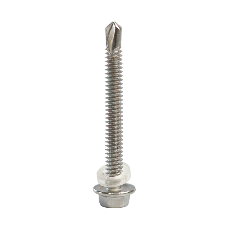 SUS410 șuruburi autoforante cu cap șaibat hexagonal