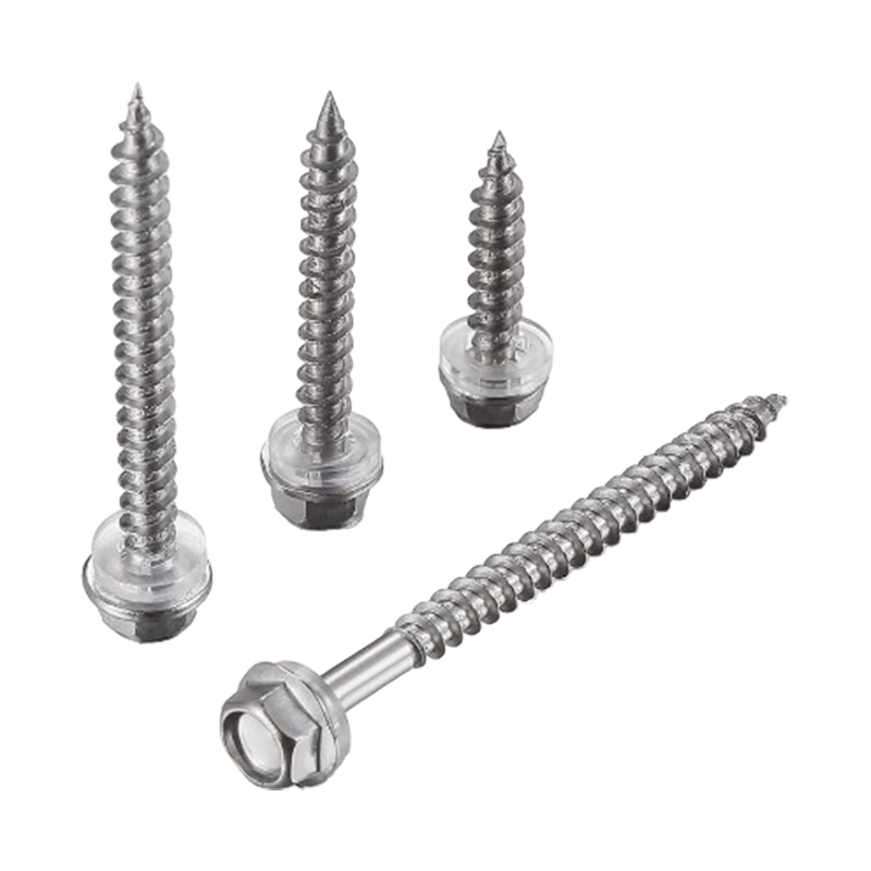 SUS410 Șuruburi autofiletante cu cap șaibat hexagonal